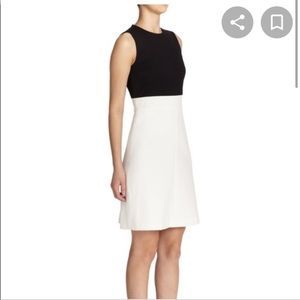 Theory Color Blocked Dress